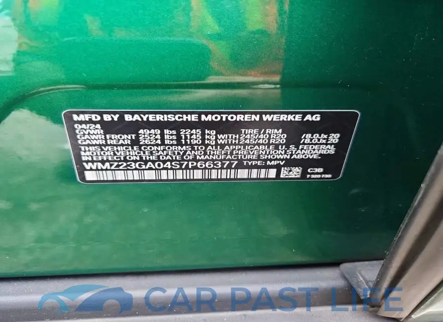WMZ23GA04S7P66377# 13