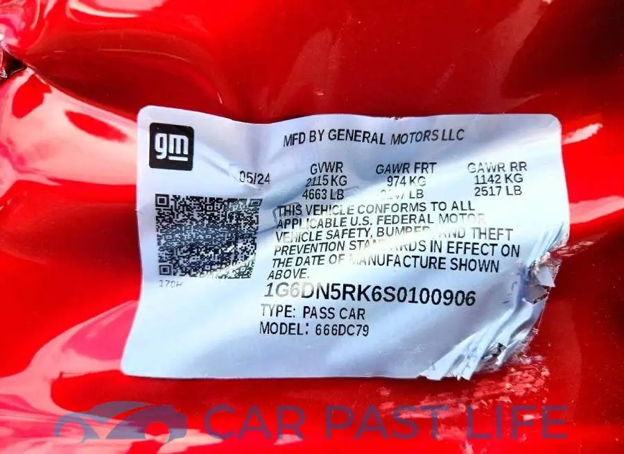 1G6DN5RK6S0100906# 13