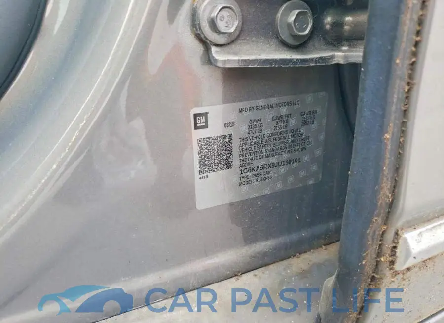 1G6KA5RX9JU159101# 12