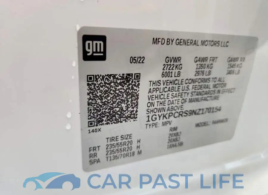1GYKPCRS9NZ170154# 13