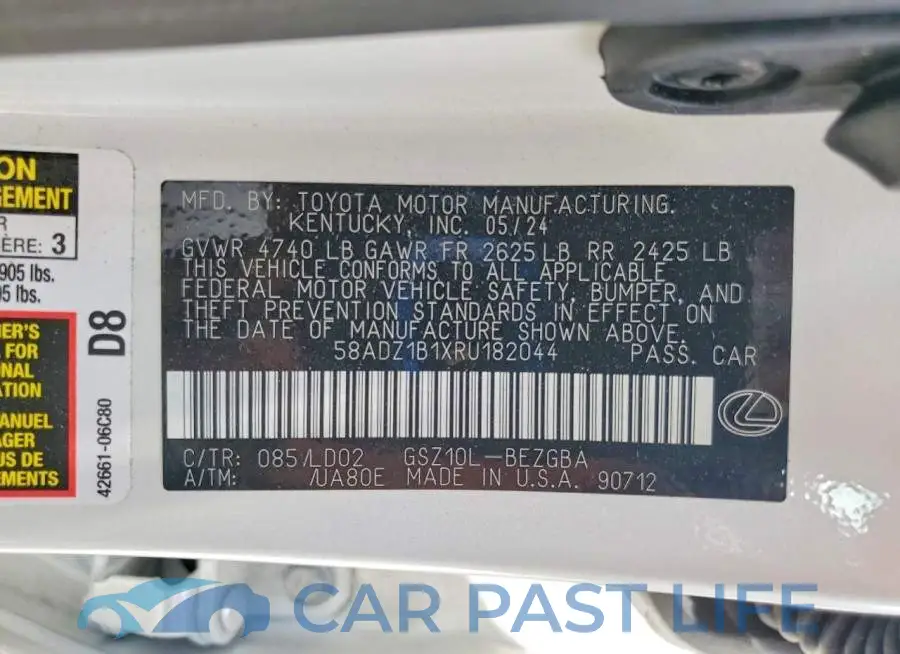 58ADZ1B1XRU182044# 12