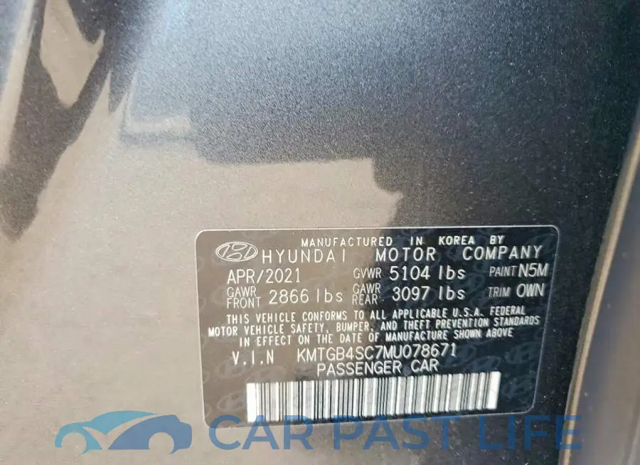 KMTGB4SC7MU078671# 12