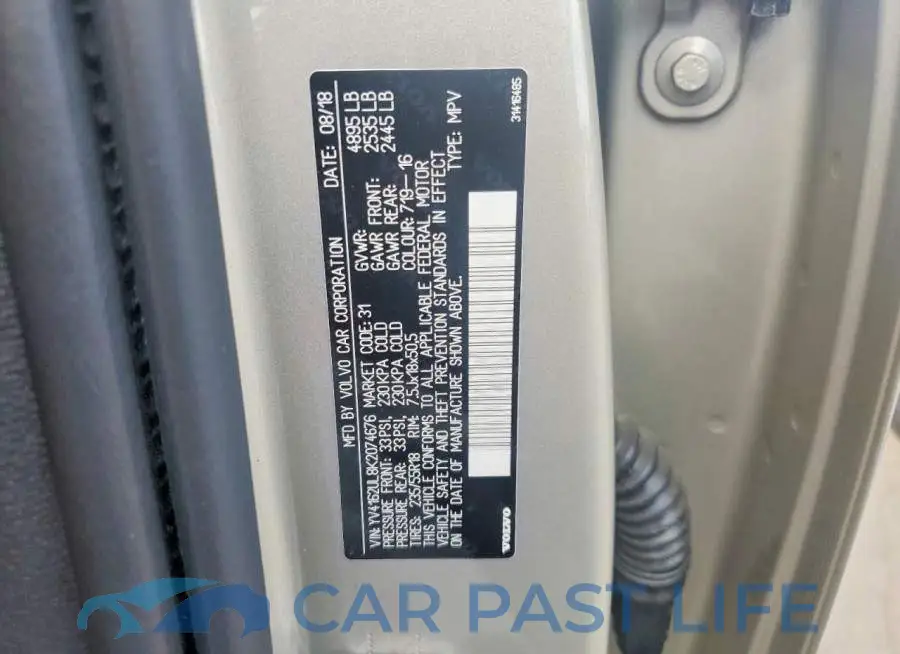 YV4162UL8K2074676# 14
