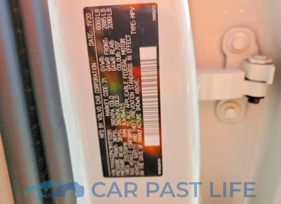 YV4A22PK1M1713391# 13