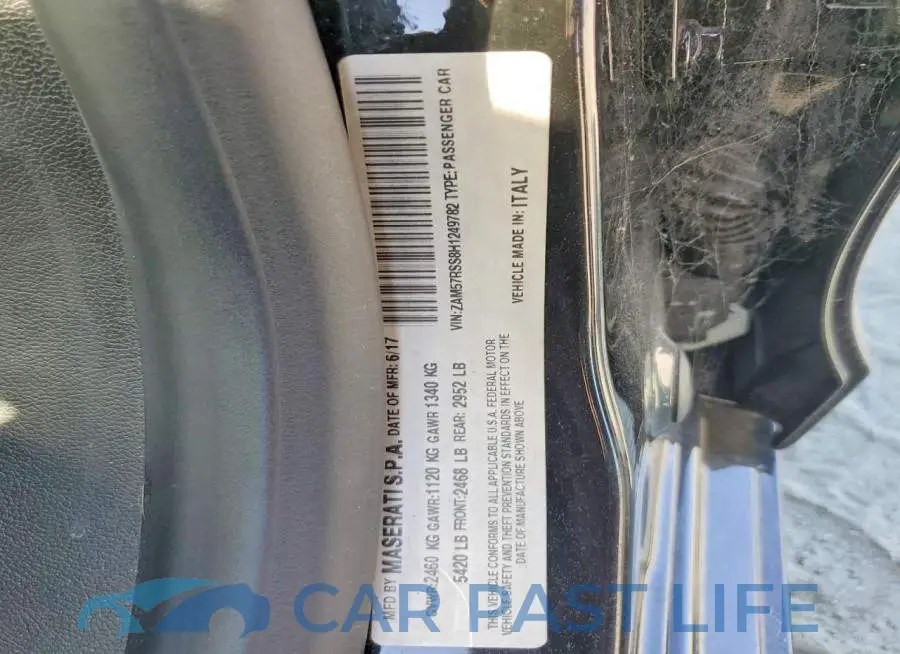 ZAM57RSS8H1249782# 12