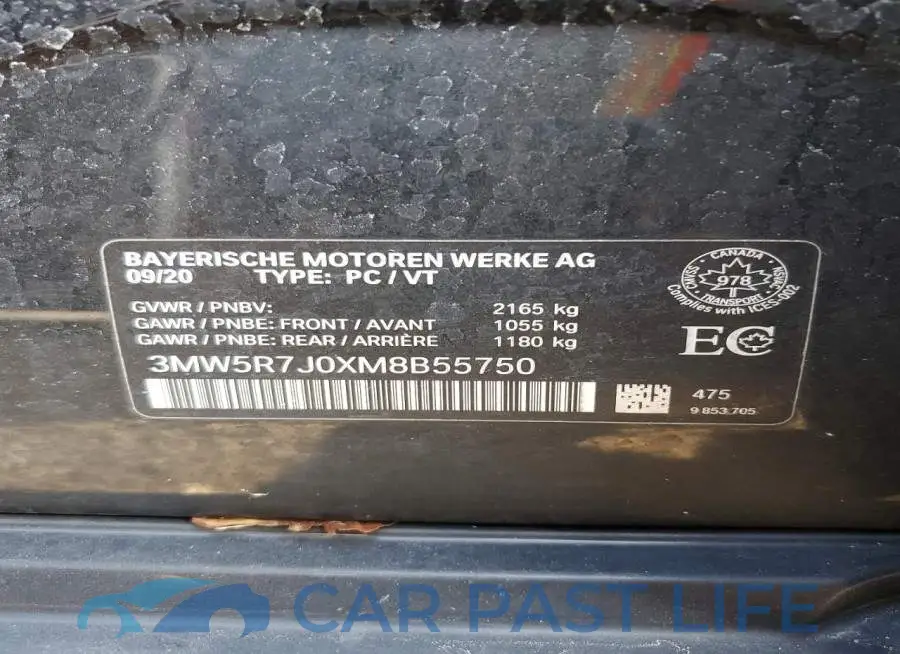 3MW5R7J0XM8B55750# 12
