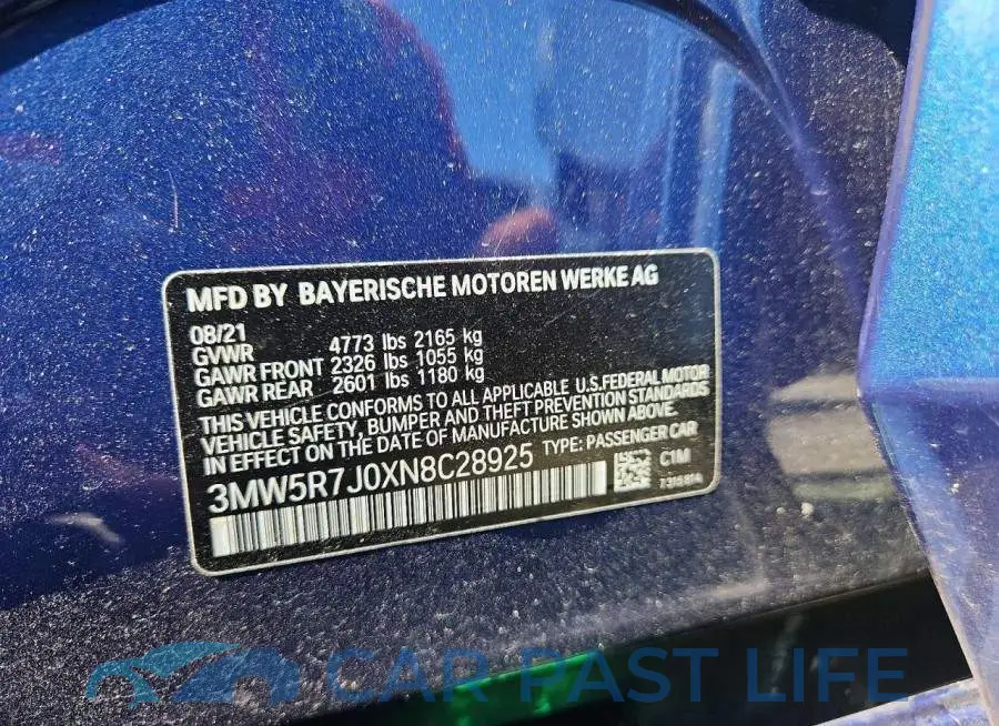 3MW5R7J0XN8C28925# 12