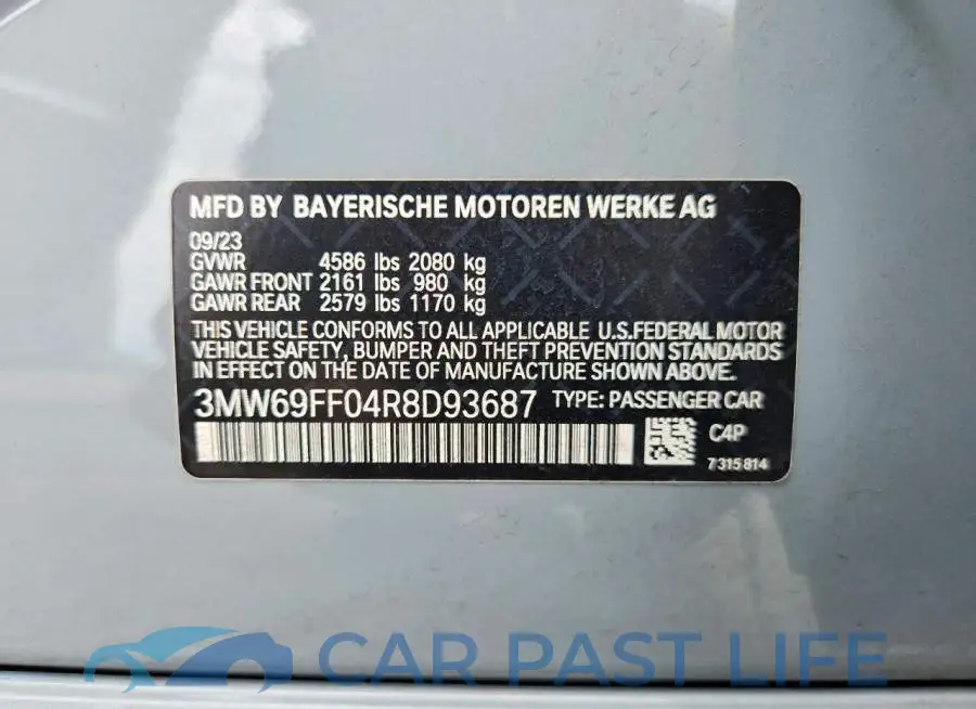3MW69FF04R8D93687# 13