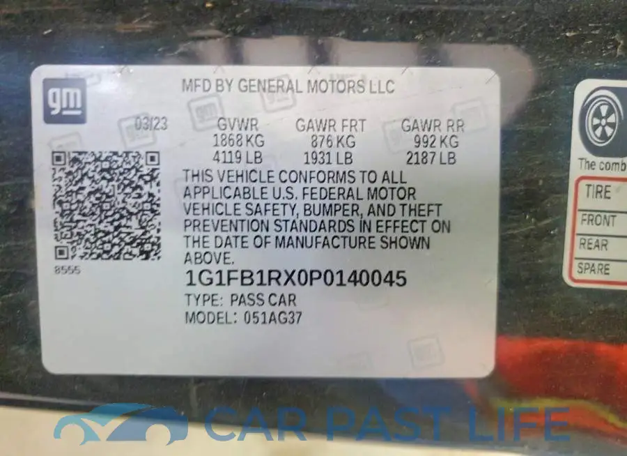1G1FB1RX0P0140045# 13
