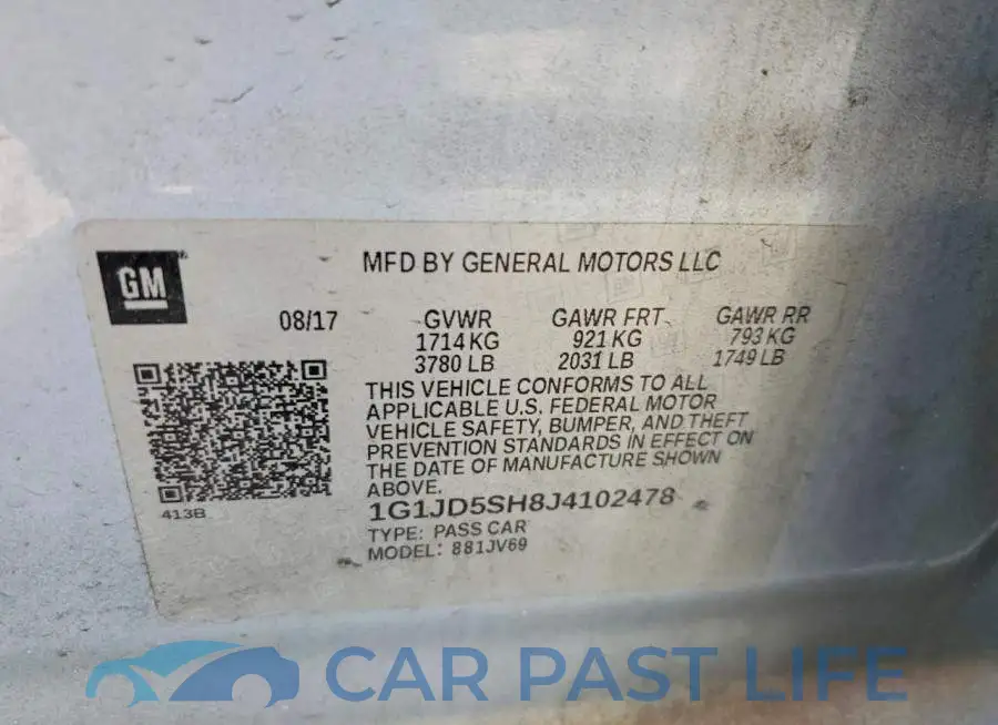 1G1JD5SH8J4102478# 12