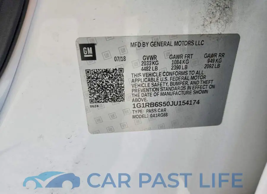 1G1RB6S50JU154174# 12