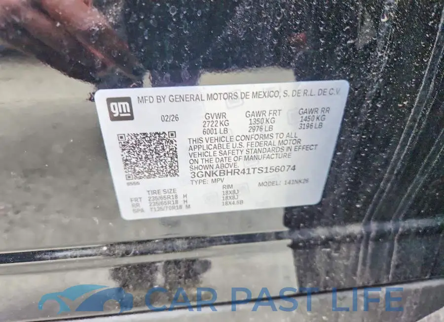 3GNKBHR41TS156074# 13