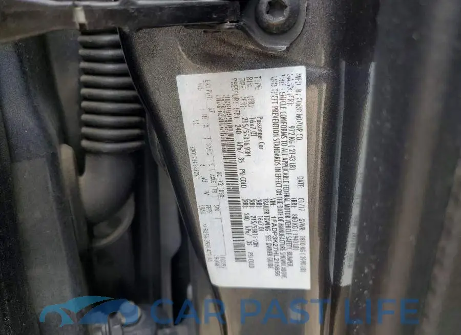 1FADP3K27HL215856# 12