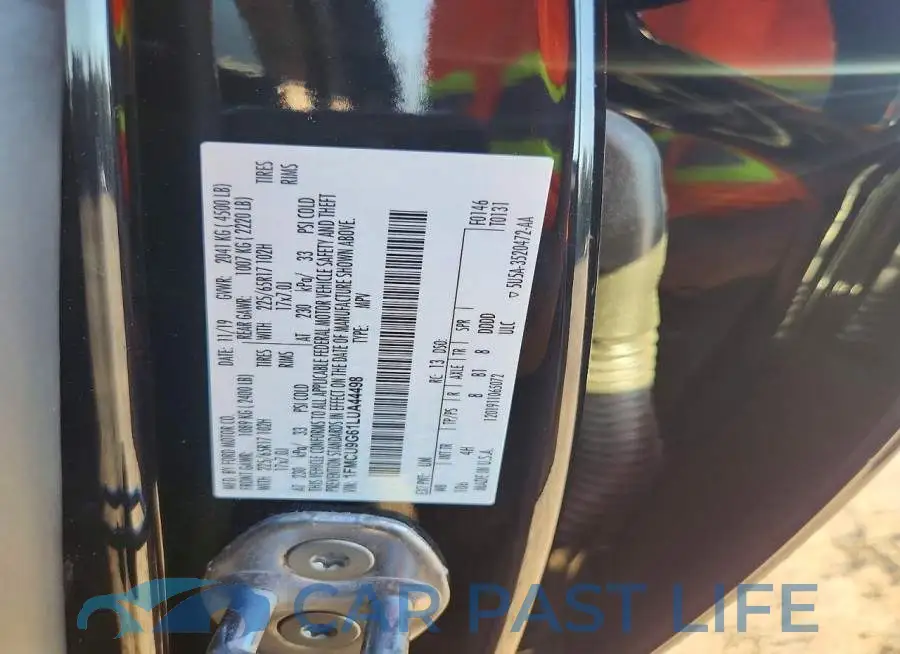 1FMCU9G61LUA44498# 12