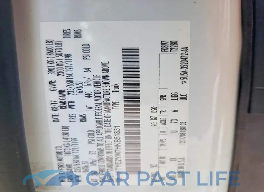 1FTYE2YM7HKB51831# 13