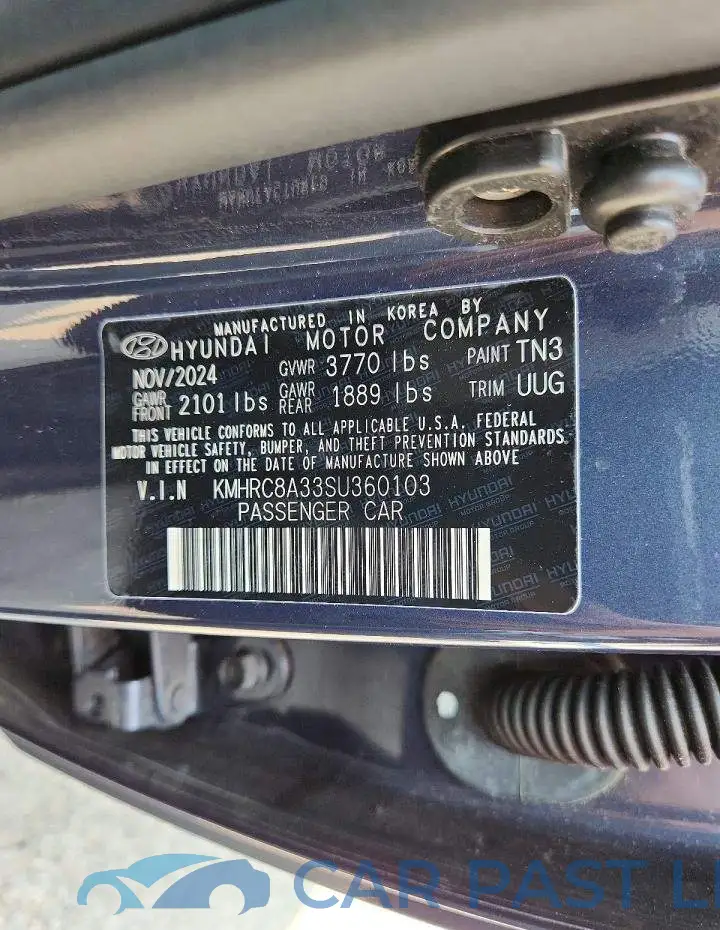 KMHRC8A33SU360103# 14
