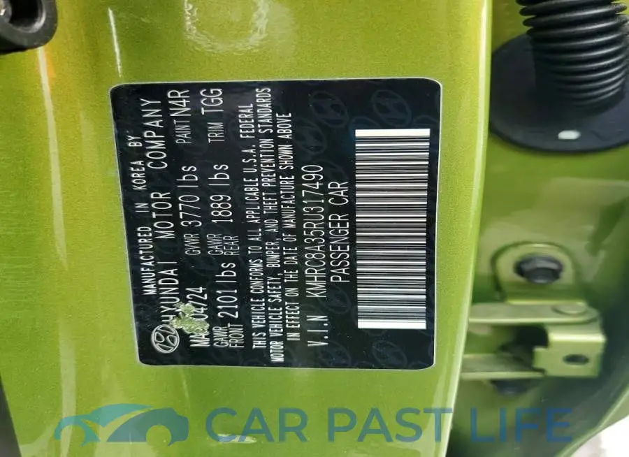 KMHRC8A35RU317490# 13