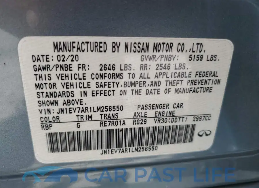 JN1EV7AR1LM256550# 13