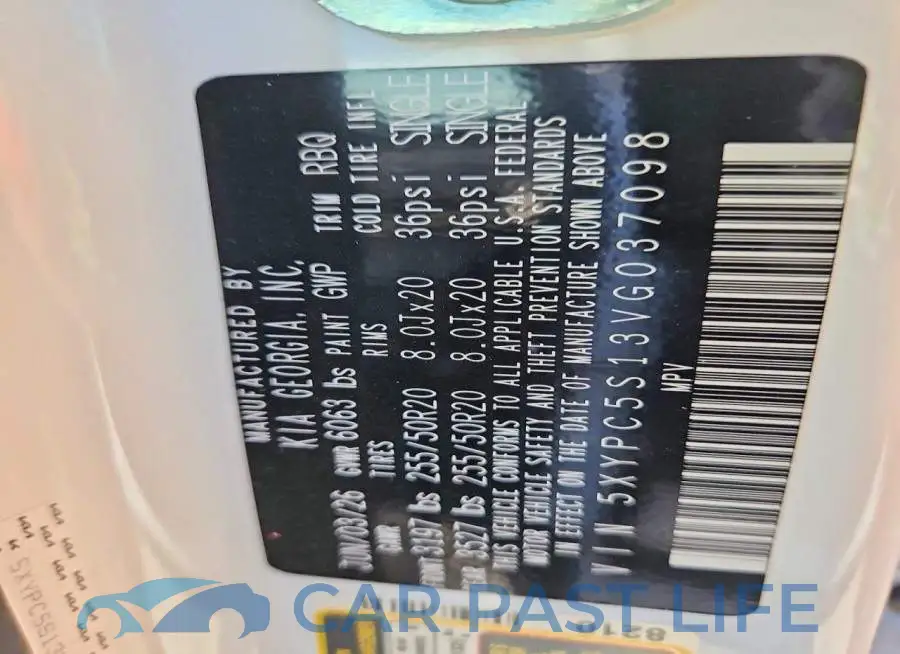 5XYPC5S13VG037098# 13