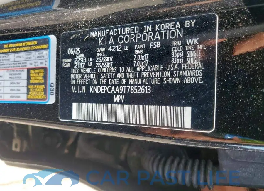 KNDEPCAA9T7852613# 13
