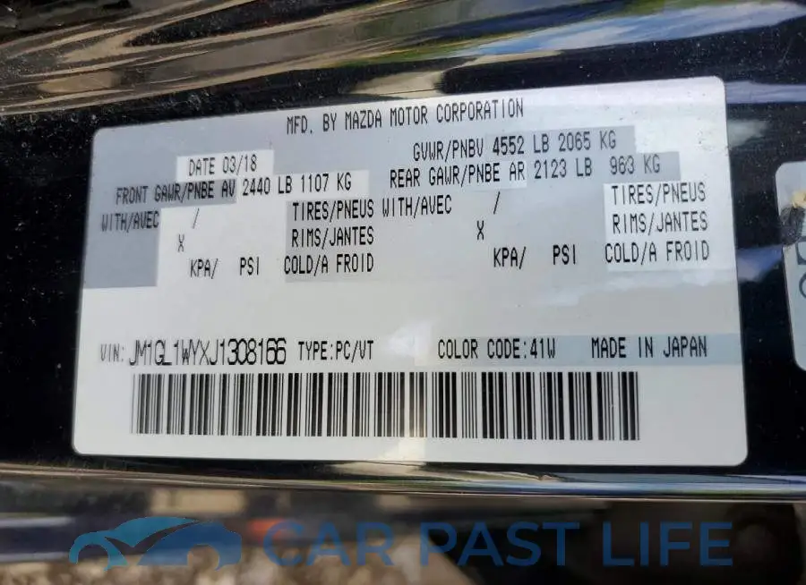 JM1GL1WYXJ1308166# 12