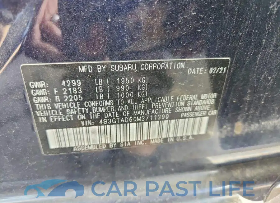 4S3GTAD60M3711390# 13