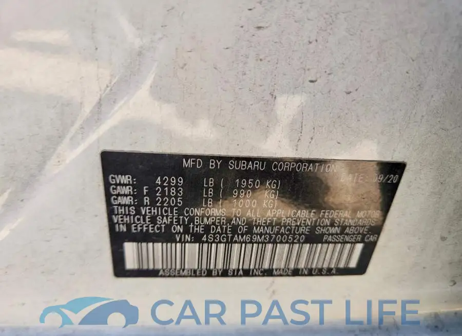 4S3GTAM69M3700520# 13