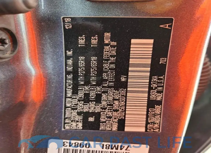 5TDZY5G16KS073062# 13