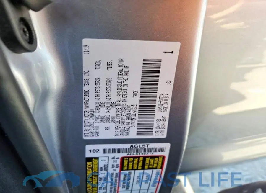 5TFGY5F10LX262231# 12