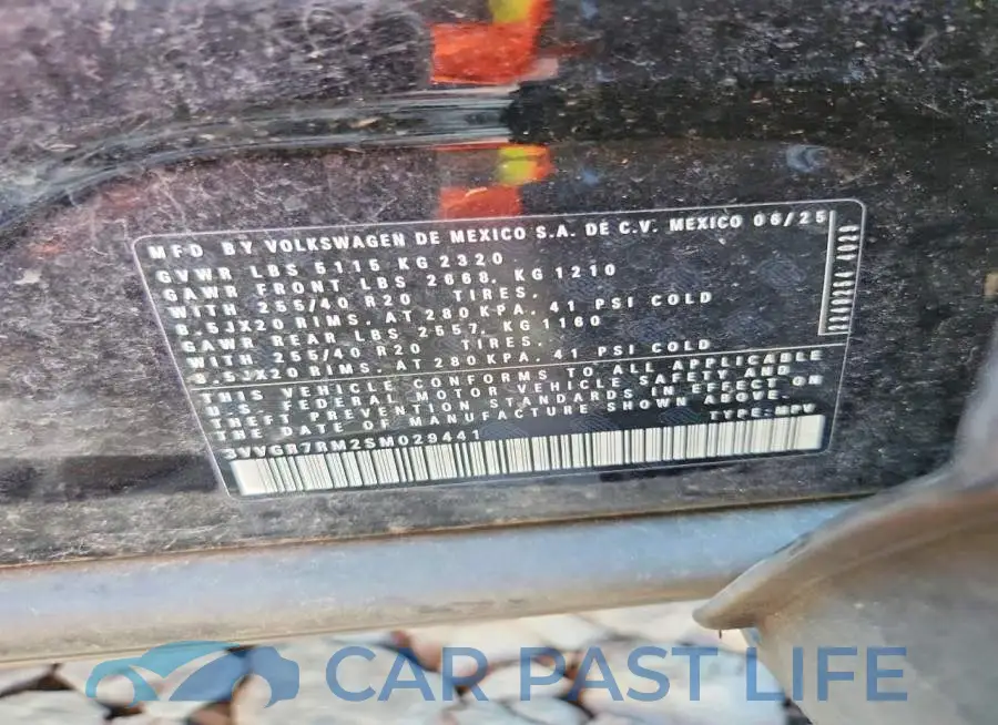 3VVGR7RM2SM029441# 13