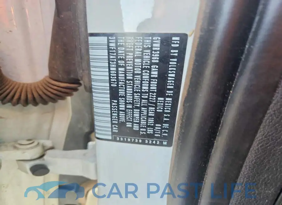 3VWF17AT3HM603670# 12