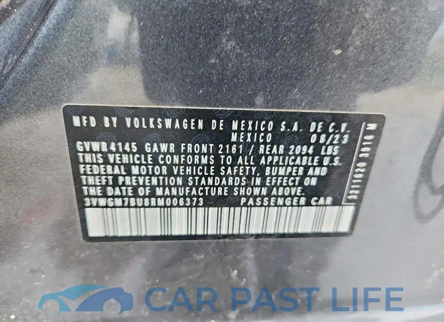 3VWGM7BU8RM006373# 12