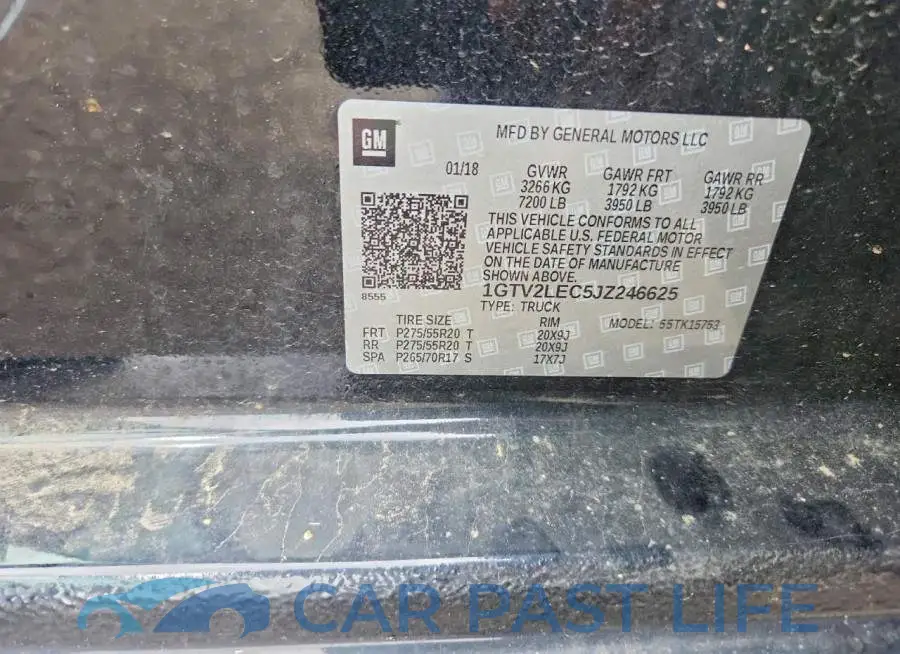 1GTV2LEC5JZ246625# 12