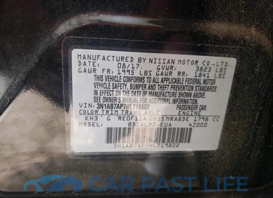 3N1AB7AP7HL719802# 13