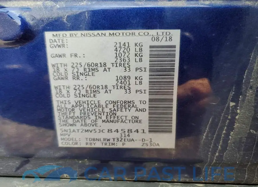 5N1AT2MV5JC845841# 13