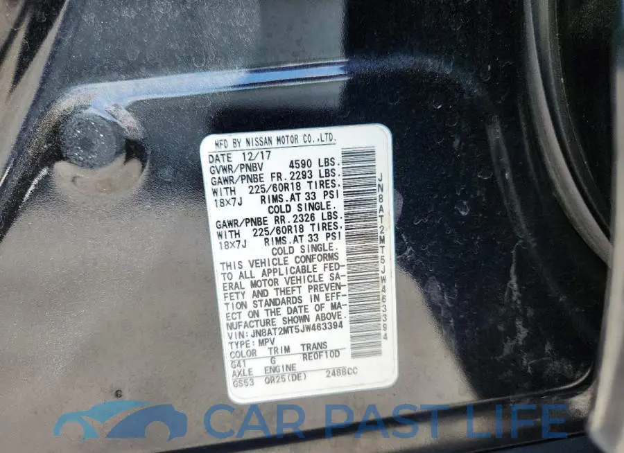 JN8AT2MT5JW463394# 13