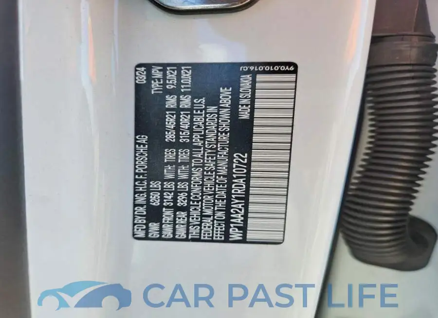 WP1AA2AY1RDA10722# 13
