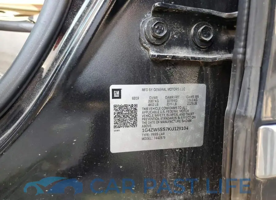 1G4ZW5SS7KU129104# 13