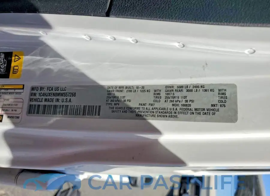 1C4HJXEN8MW557268# 12