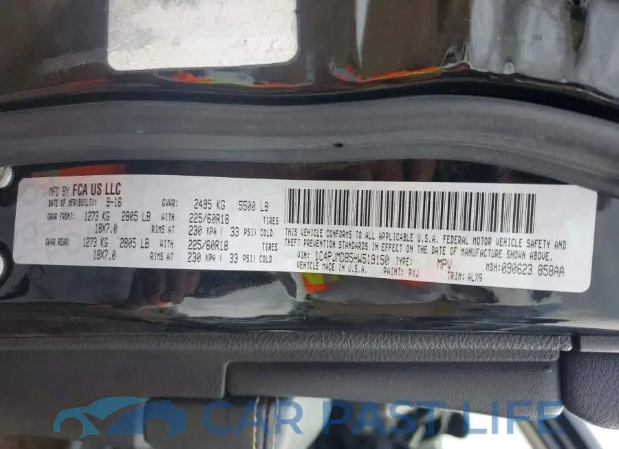 1C4PJMDB5HW519150# 14