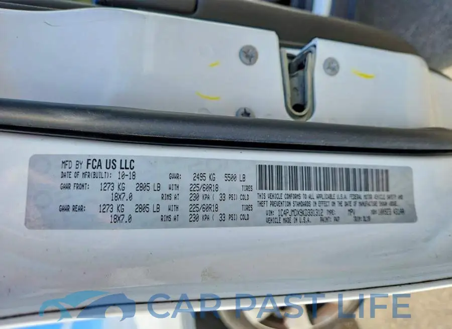 1C4PJMDX9KD331312# 13