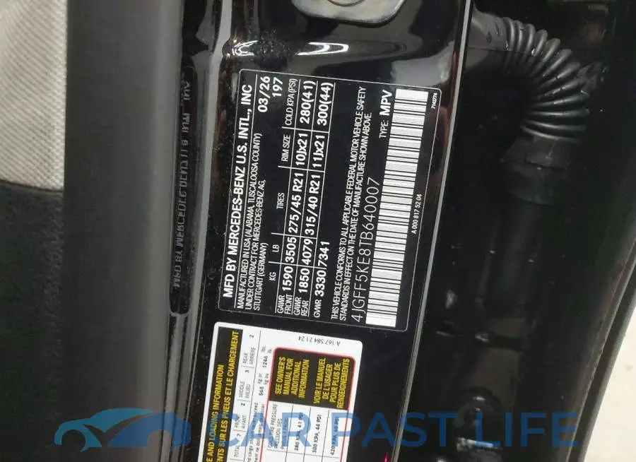 4JGFF5KE8TB640007# 14