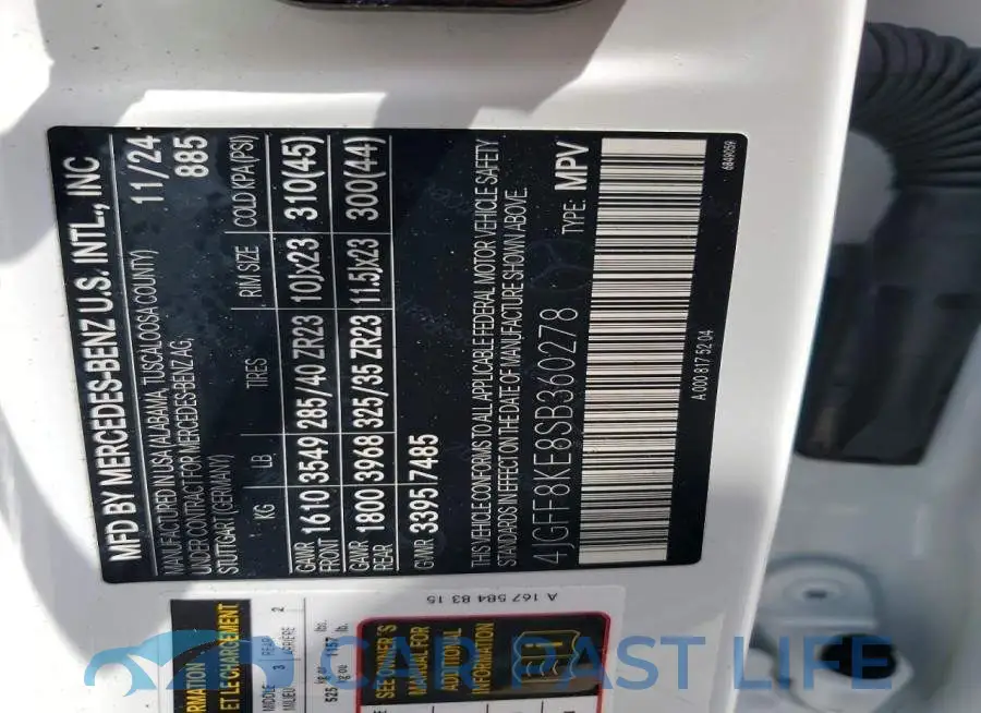 4JGFF8KE8SB360278# 14