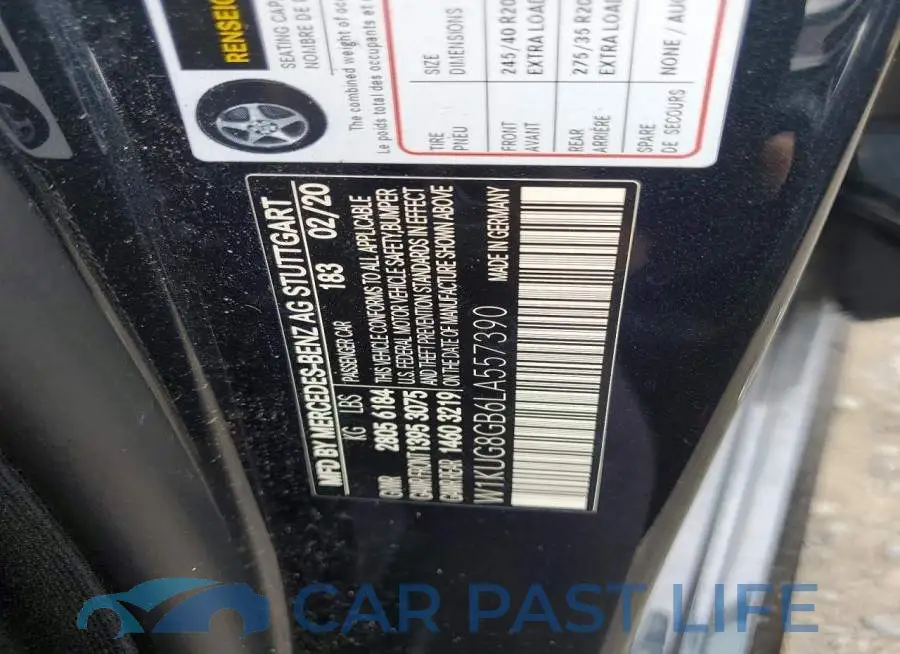 W1KUG8GB6LA557390# 12