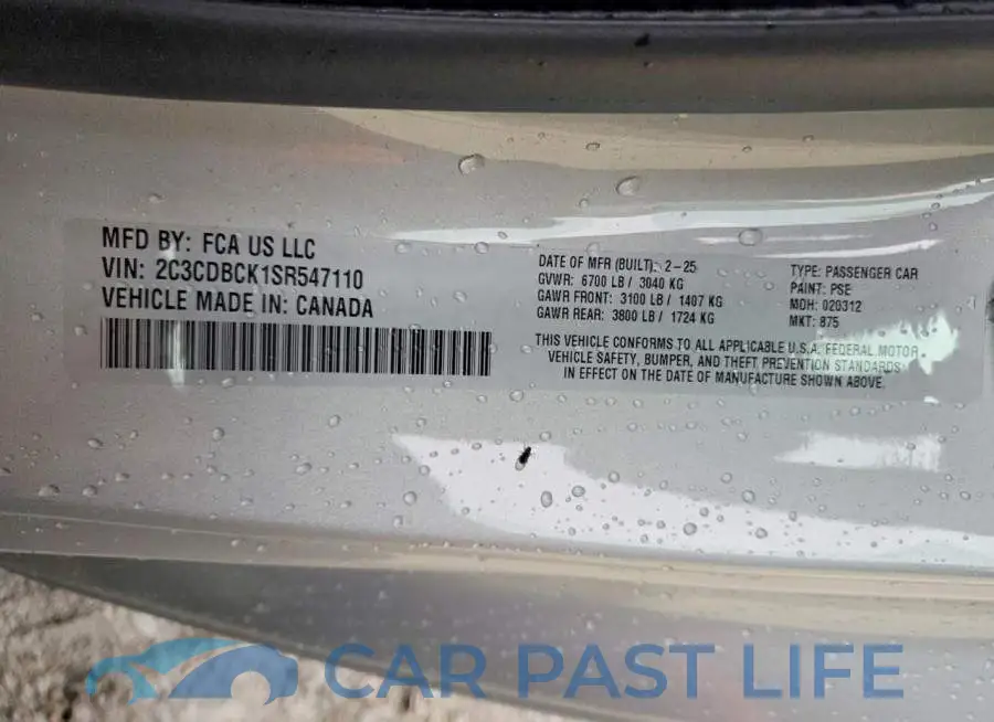 2C3CDBCK1SR547110# 12