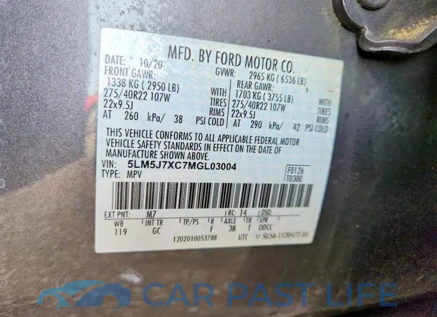 5LM5J7XC7MGL03004# 14