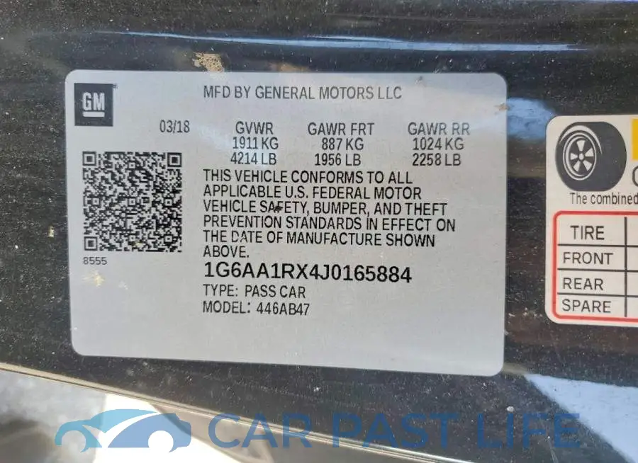 1G6AA1RX4J0165884# 12