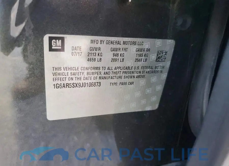 1G6AR5SX9J0106873# 13