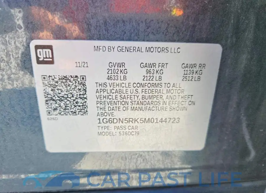 1G6DN5RK5M0144723# 12
