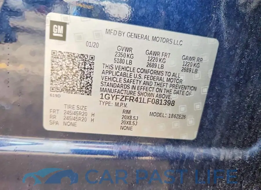 1GYFZFR41LF081398# 12